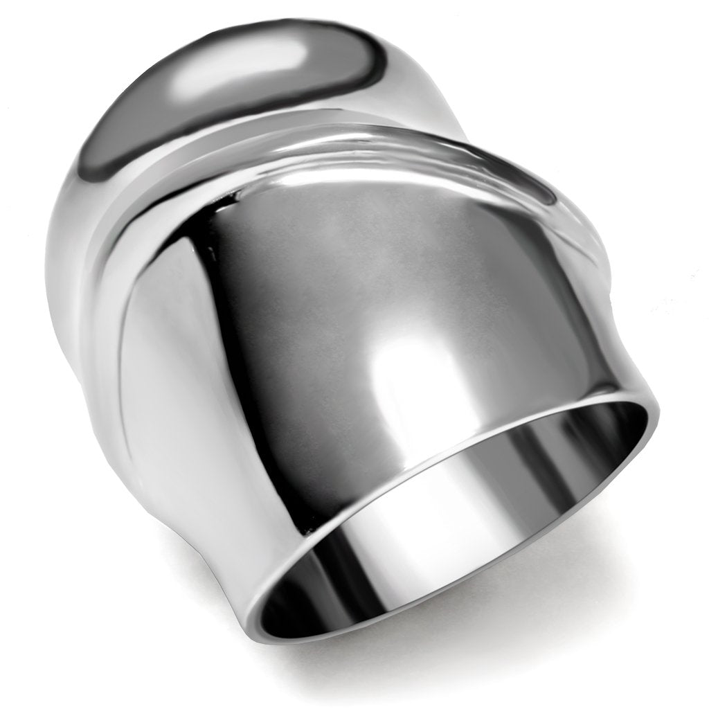 JCE036 High polished (no plating) Stainless Steel Ring with No Stone